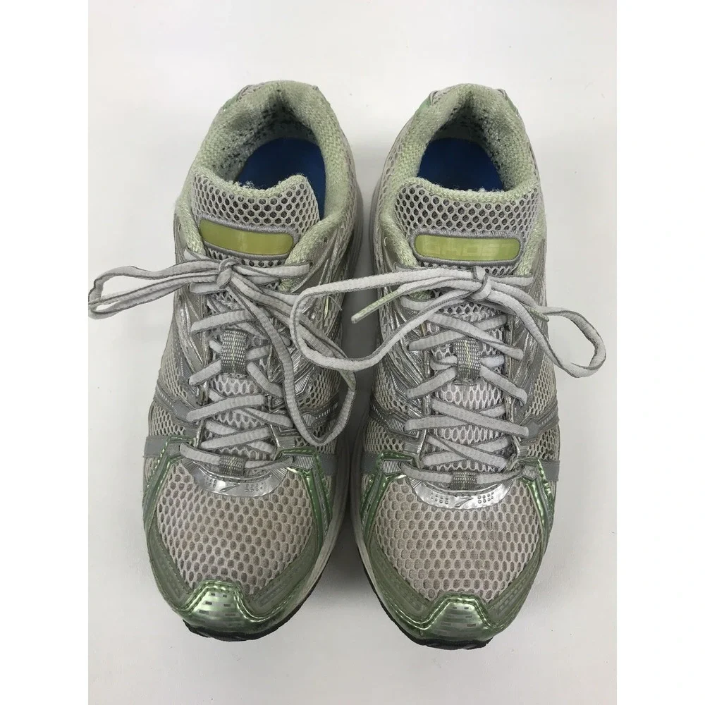 Brooks‎ Ghost Womens 8.5 B Green White Lace Up Running Training Shoes